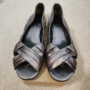 Cole Haan Women's 8 Metallic Ballet Flats